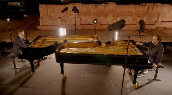 Concert au festival Les Baux Pianos